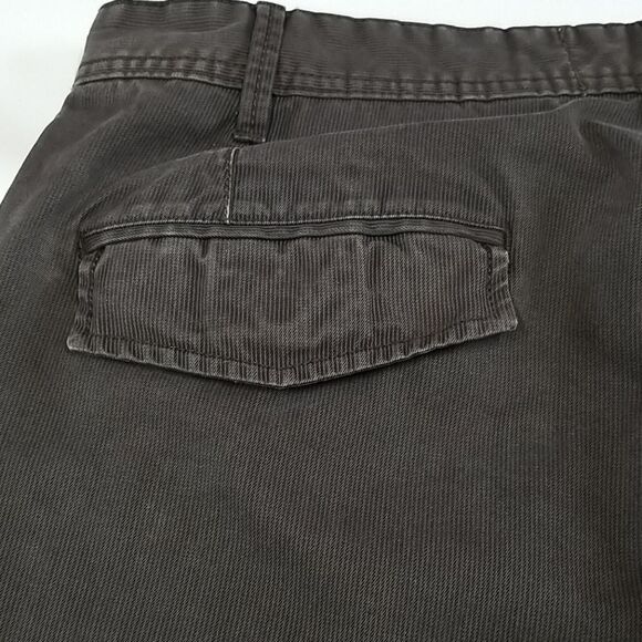 Springfield Pants Men's 36 Chino Dark Grey Straight Leg Flat Front 100% Cotton - Picture 6 of 10